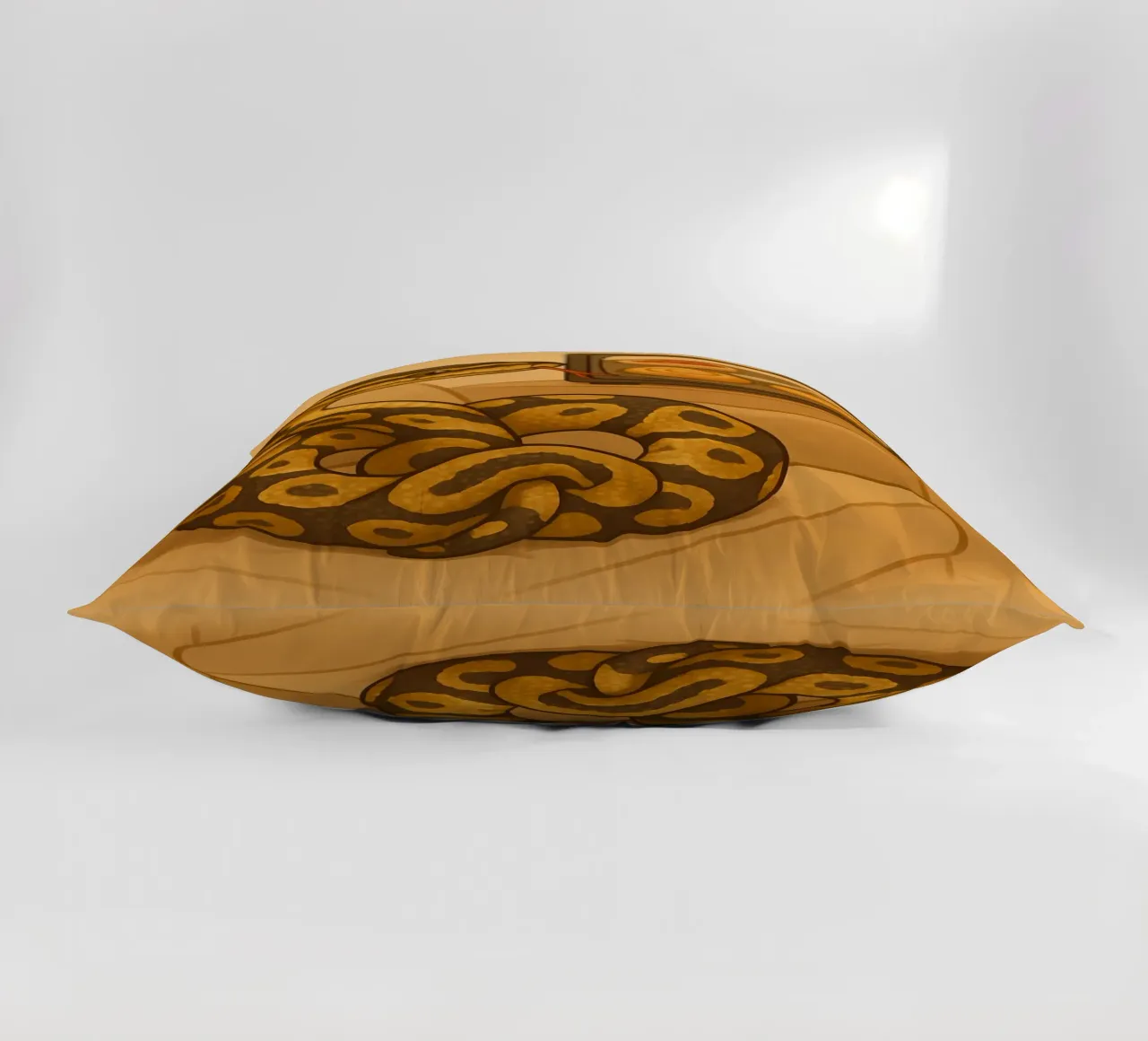 Funny Ball Python Meme decorative cushion by Funny Humor Art