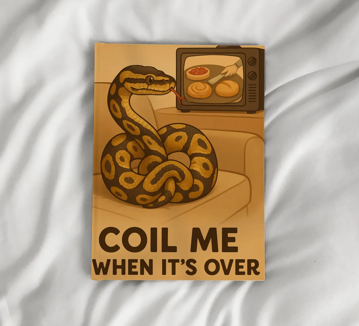 Funny Ball Python Meme Notizbuch von Funny Humor Art