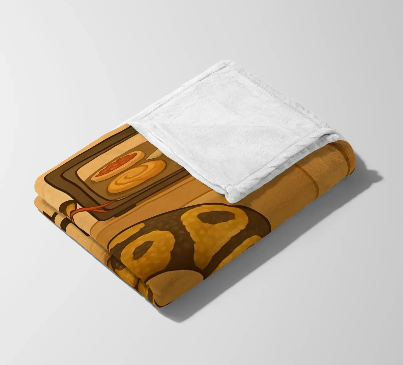 Funny Ball Python Meme Fleecedecke von Funny Humor Art