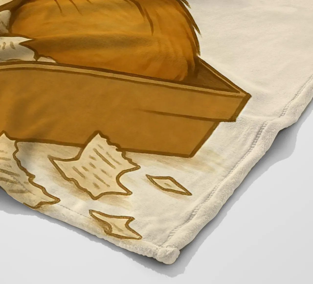 Divertente il meme della volpe Fennec coperta in pile da Funny Humor Art