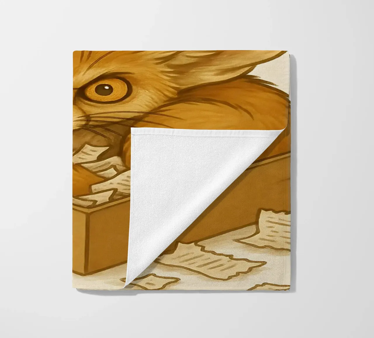 Divertente il meme della volpe Fennec telo mare da Funny Humor Art