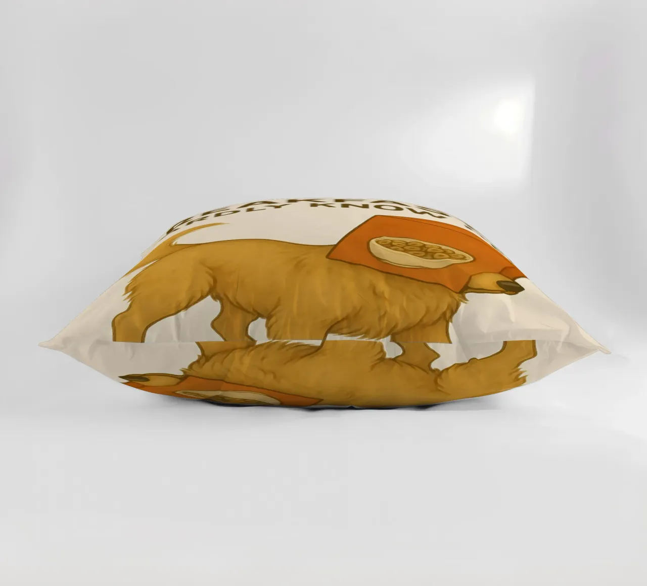 Meme divertente sul Golden Retriever cuscino da Funny Humor Art
