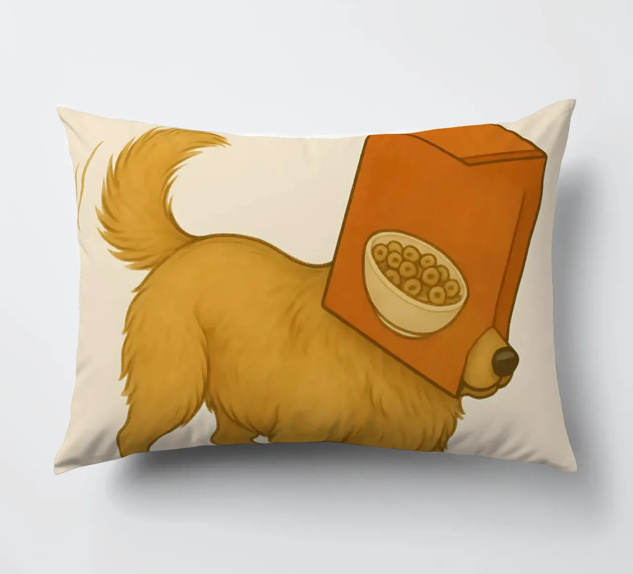 Meme divertente sul Golden Retriever cuscino da Funny Humor Art