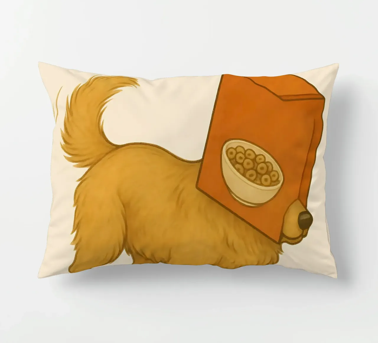 Meme divertente sul Golden Retriever cuscino da Funny Humor Art