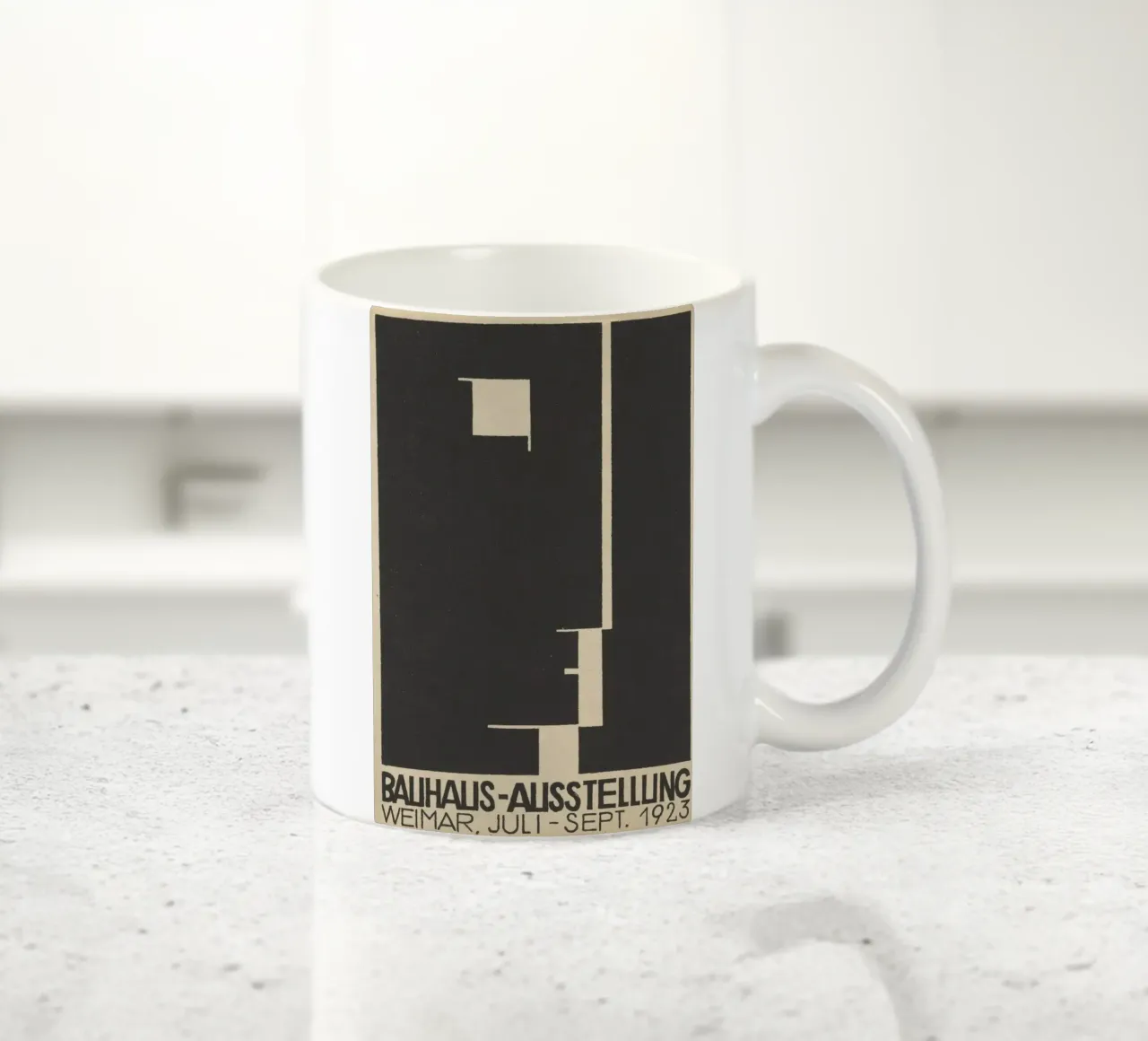 Mostra Bauhaus 1923 weimar tazza in ceramica da khanrosie