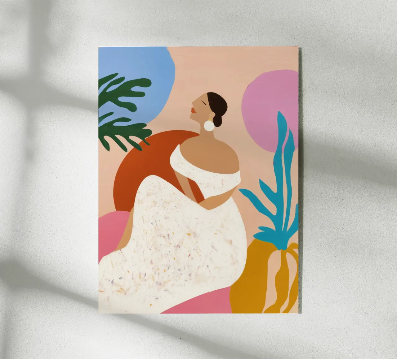 Weekend a Palm Springs | Pittura naif plexiglass da Autofocus