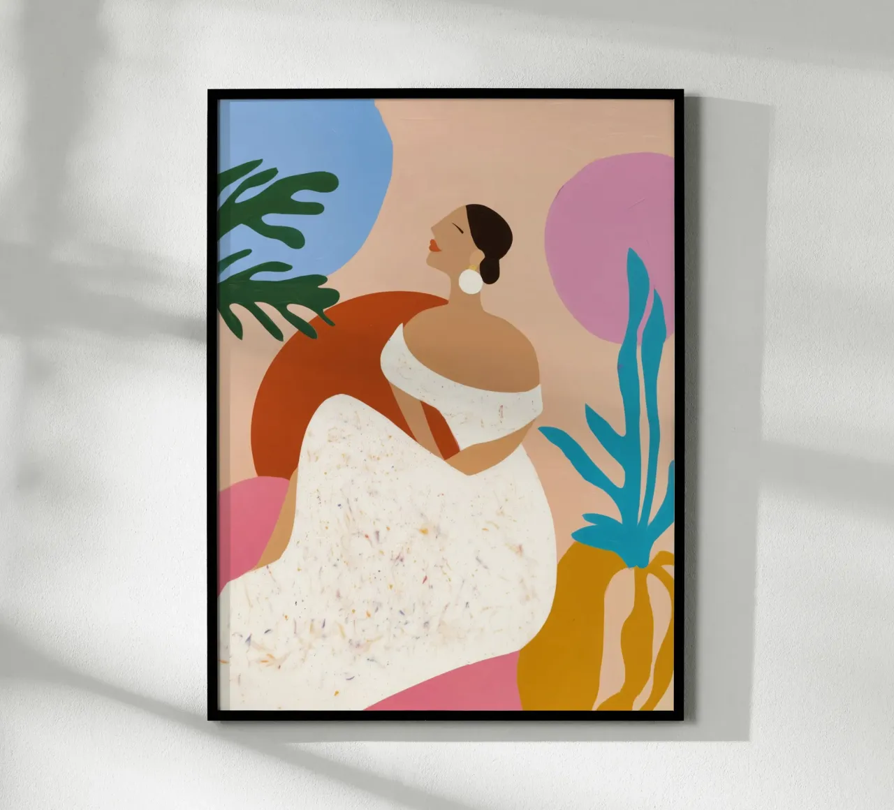 Weekend a Palm Springs | Pittura naif carta hahnemühle da Autofocus