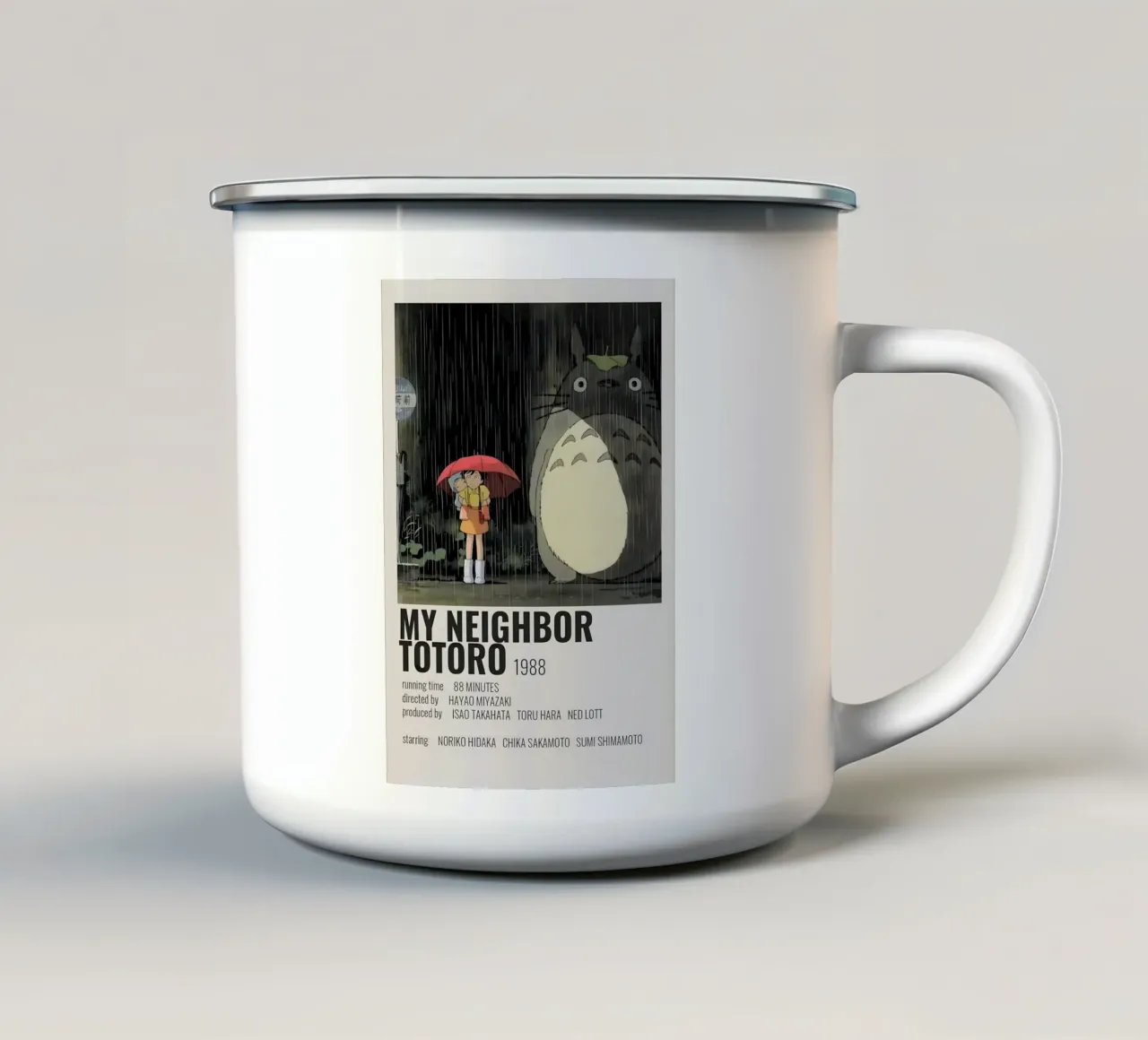 MY NEIGHBOR TOTORO 1988 tazza in smalto da Totoya