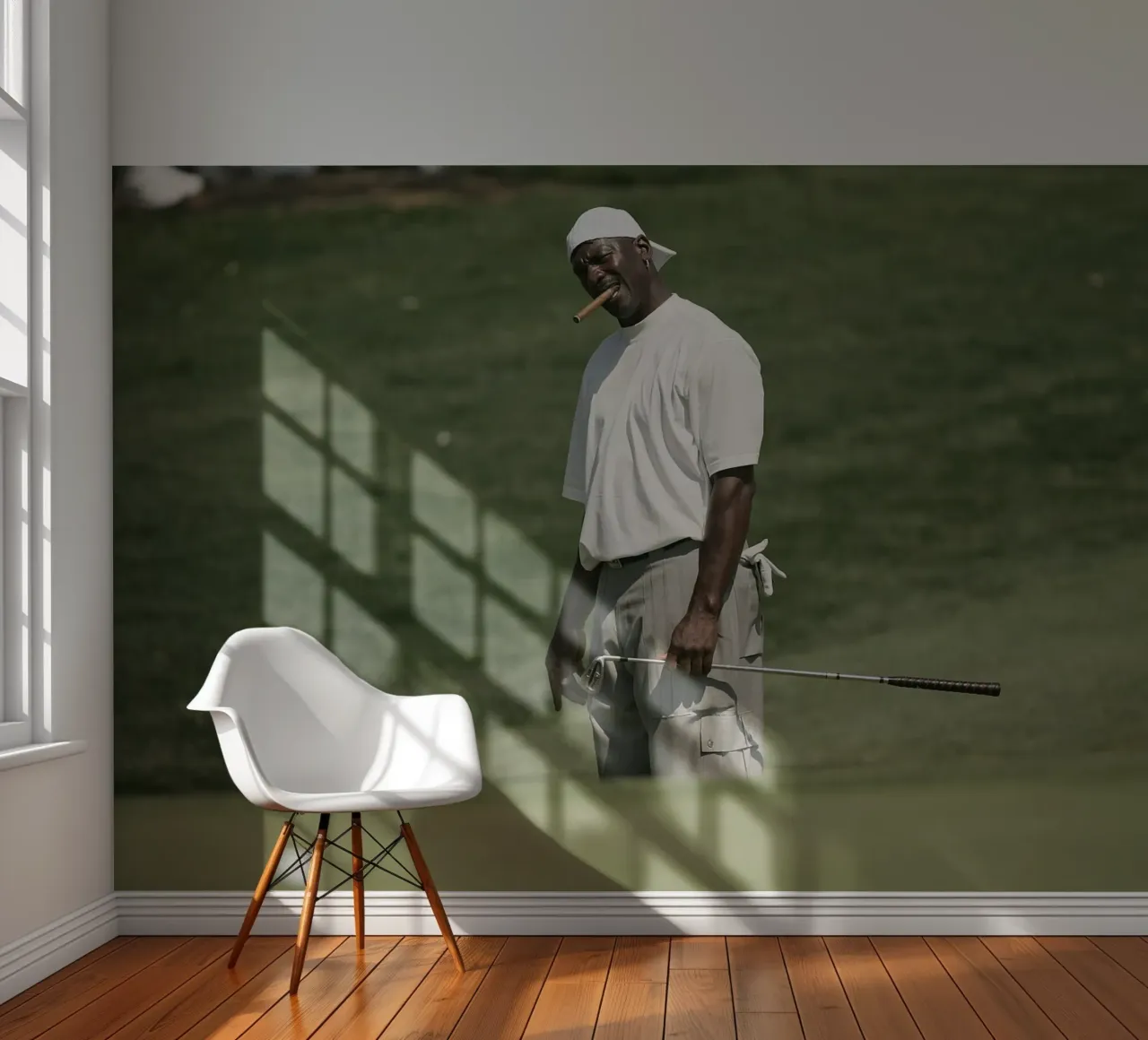 zigarre und golf michael Fototapete von khanrosie