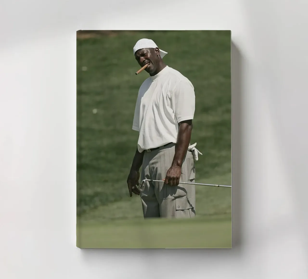 cigar and golf michael notebook by khanrosie