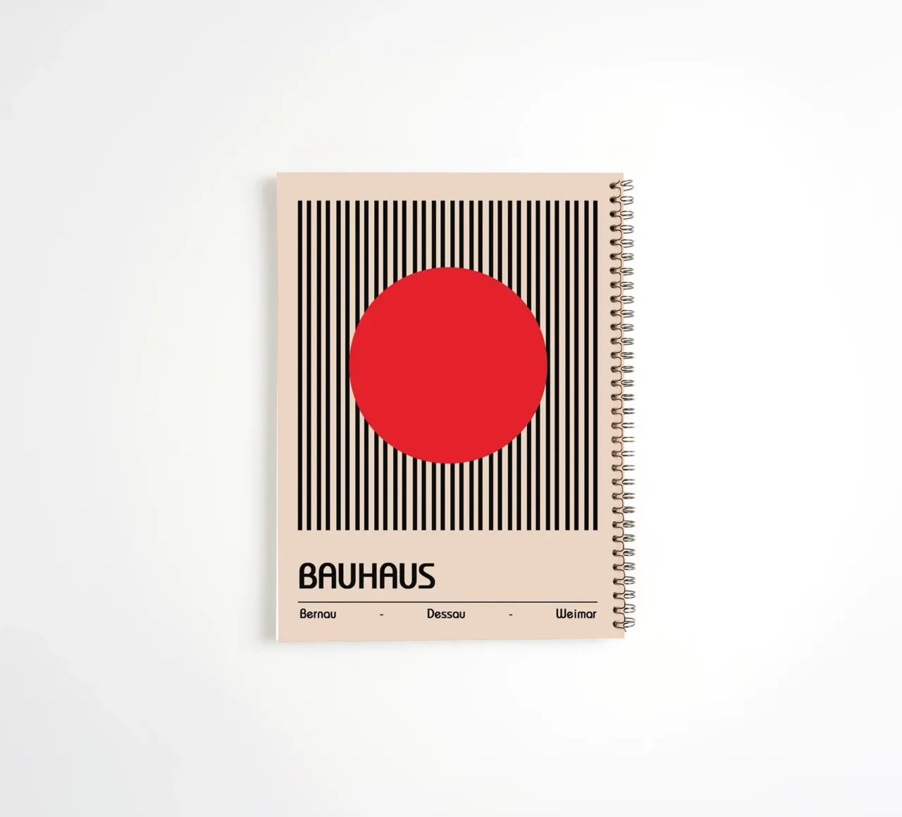 Red In The Center spiral notebook by Piere art Shops