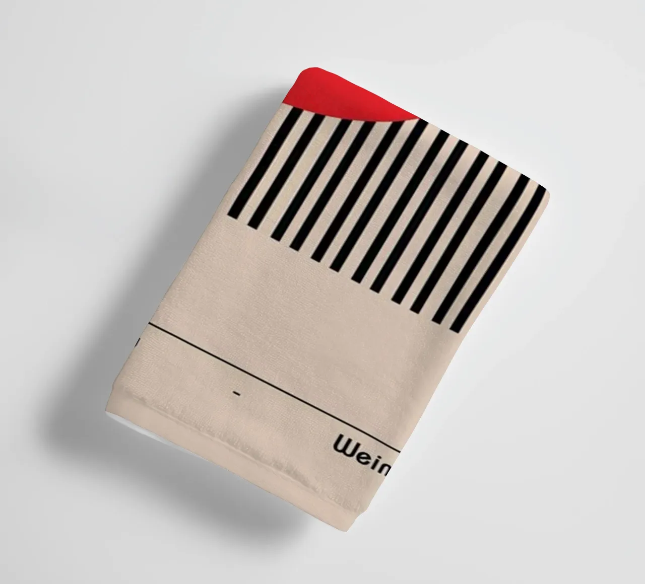 Red In The Center towel by Piere art Shops