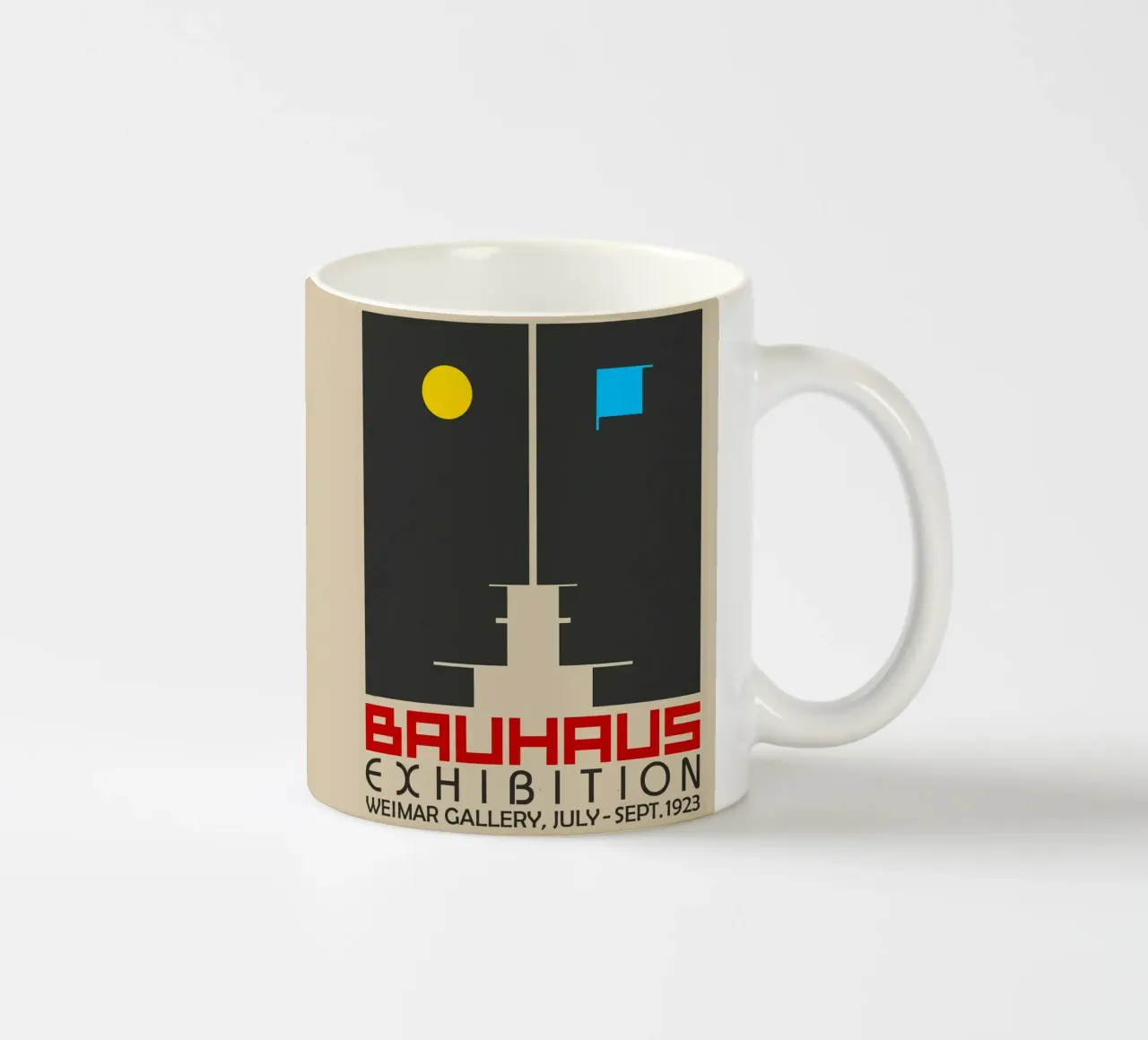 faccia a faccia bauhaus tazza in ceramica da khanrosie