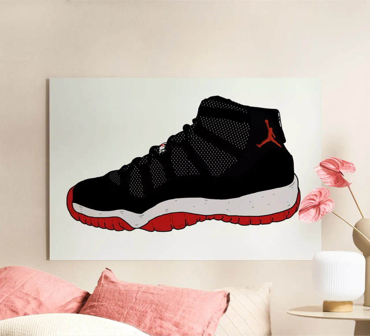 Jordans Bred plexiglass da Nick Cocozza