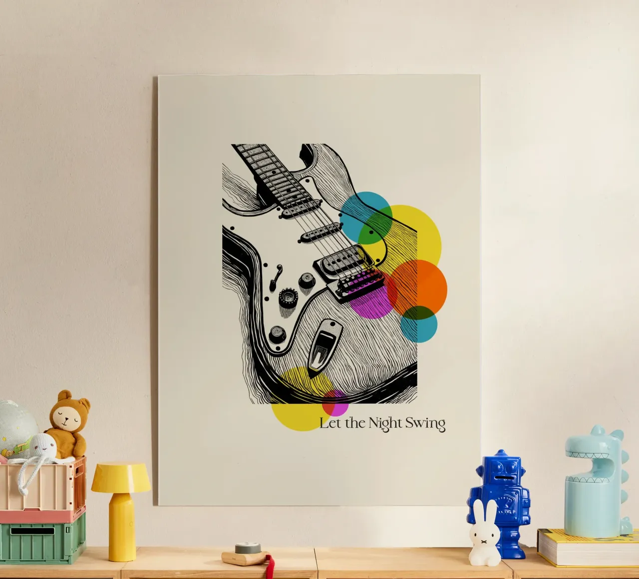 Vibrations acryl van Indigo Rain