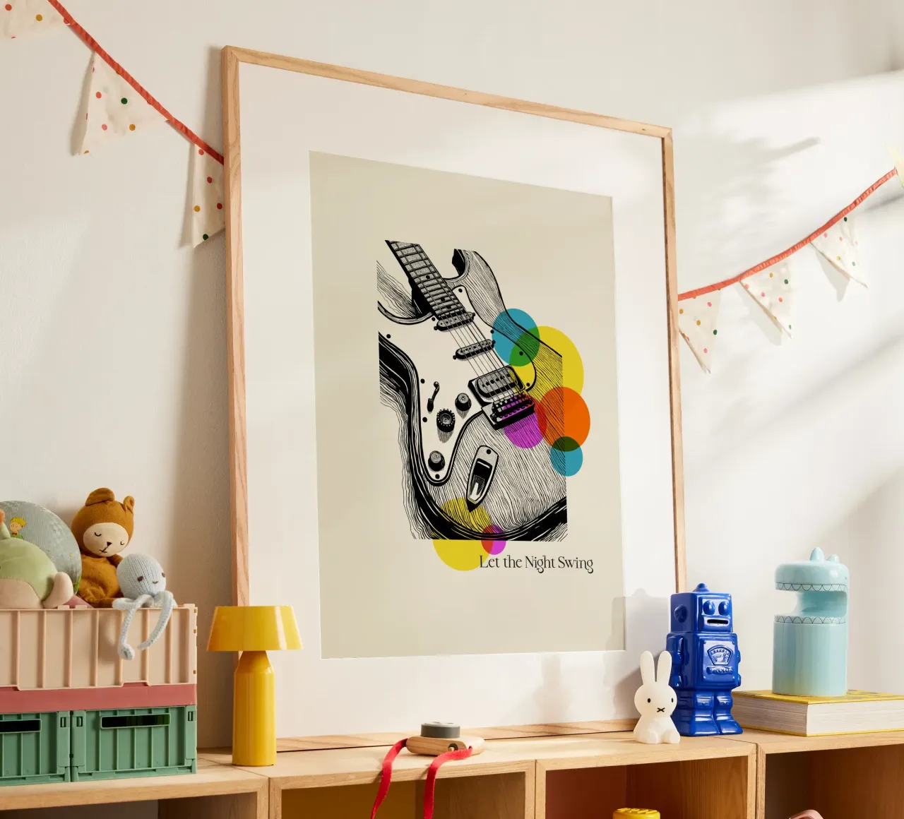 Vibrations poster van Indigo Rain