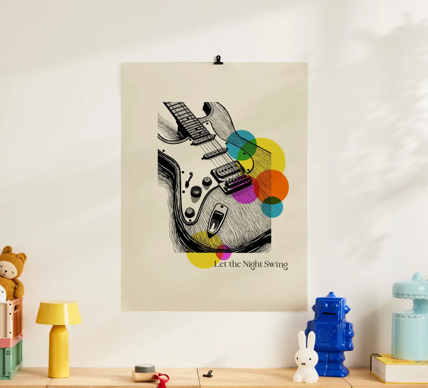 Vibrations poster van Indigo Rain