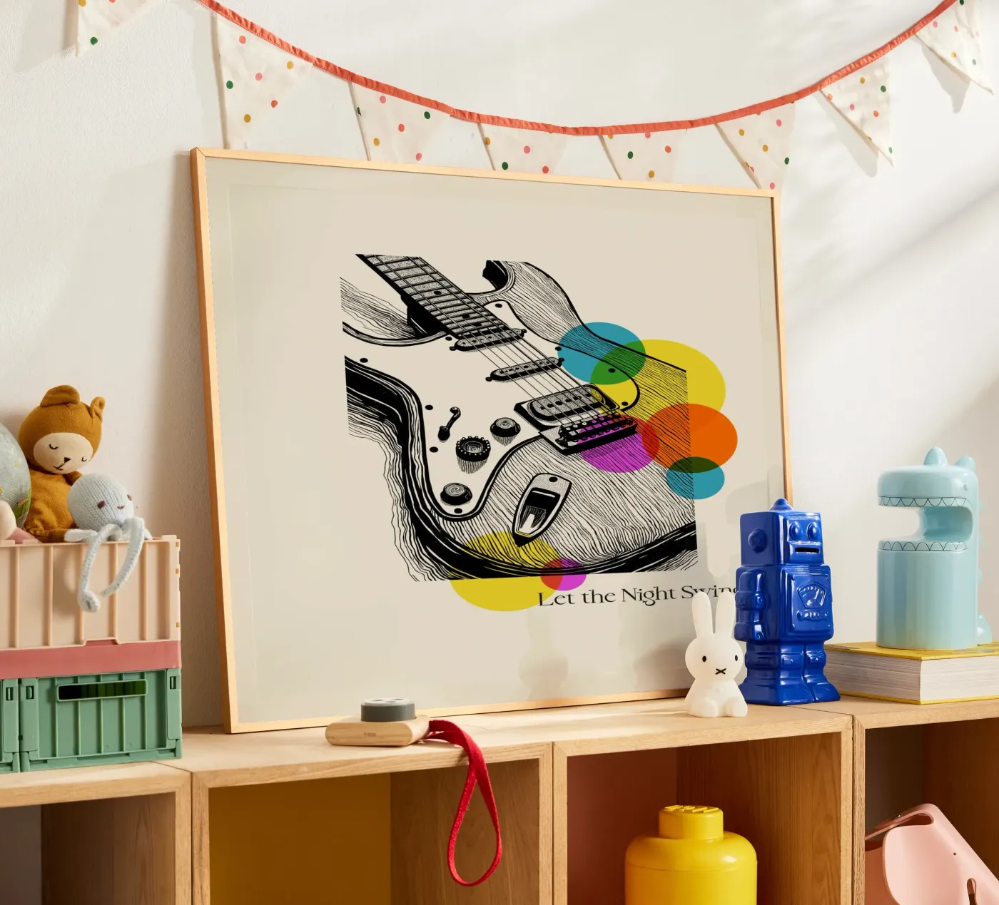 Vibrations poster van Indigo Rain