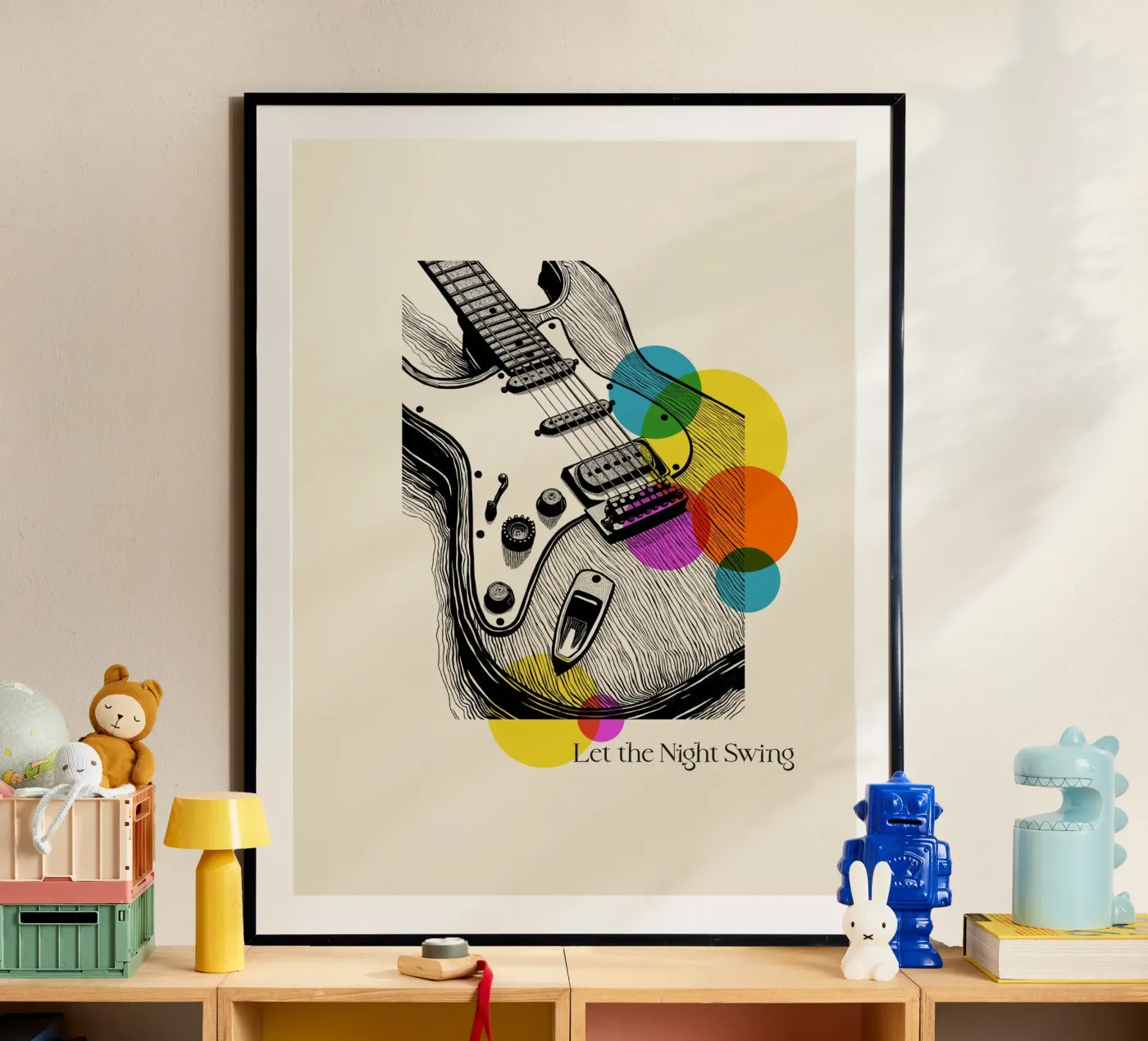 Vibrations poster van Indigo Rain