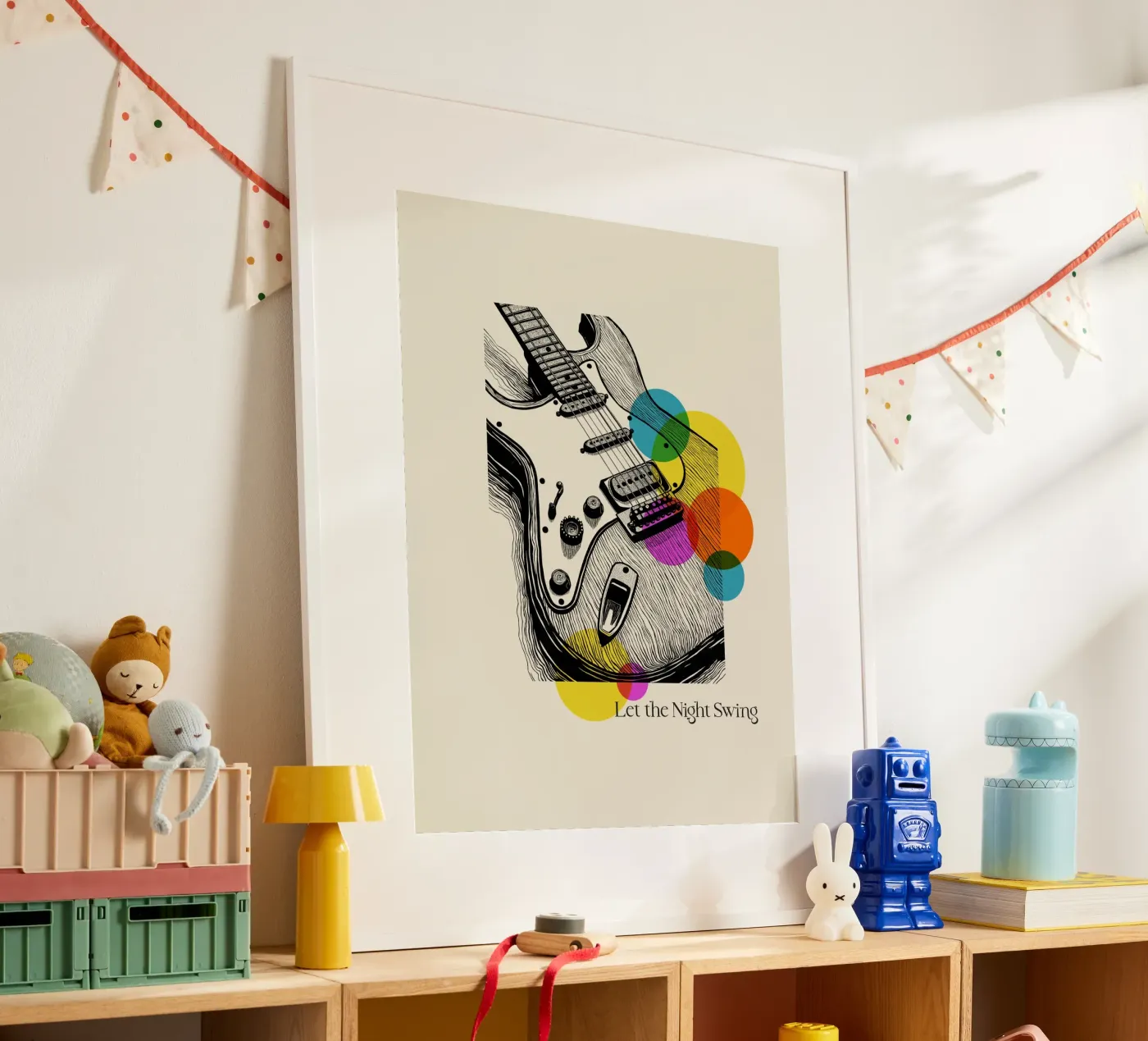 Vibrations poster van Indigo Rain