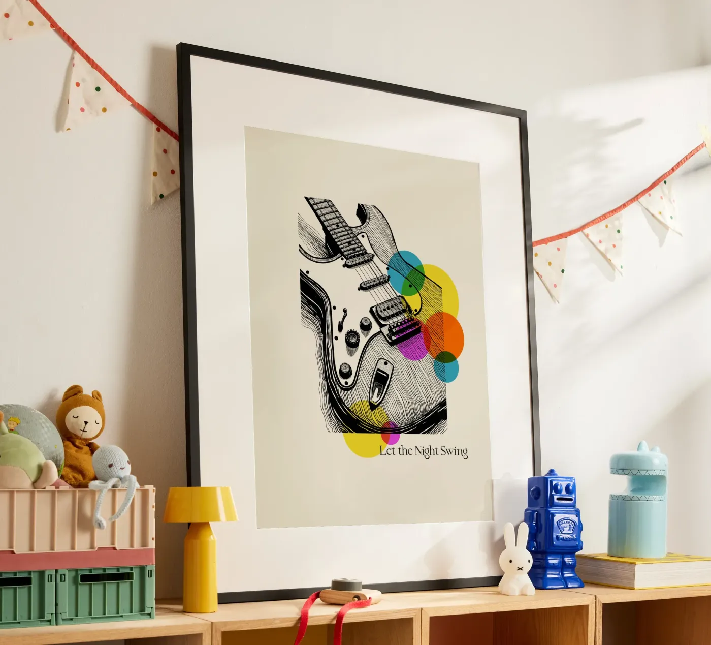 Vibrations poster van Indigo Rain