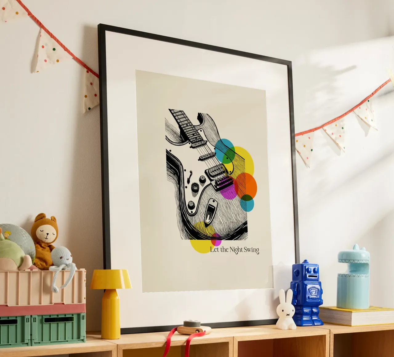 Vibrations poster van Indigo Rain