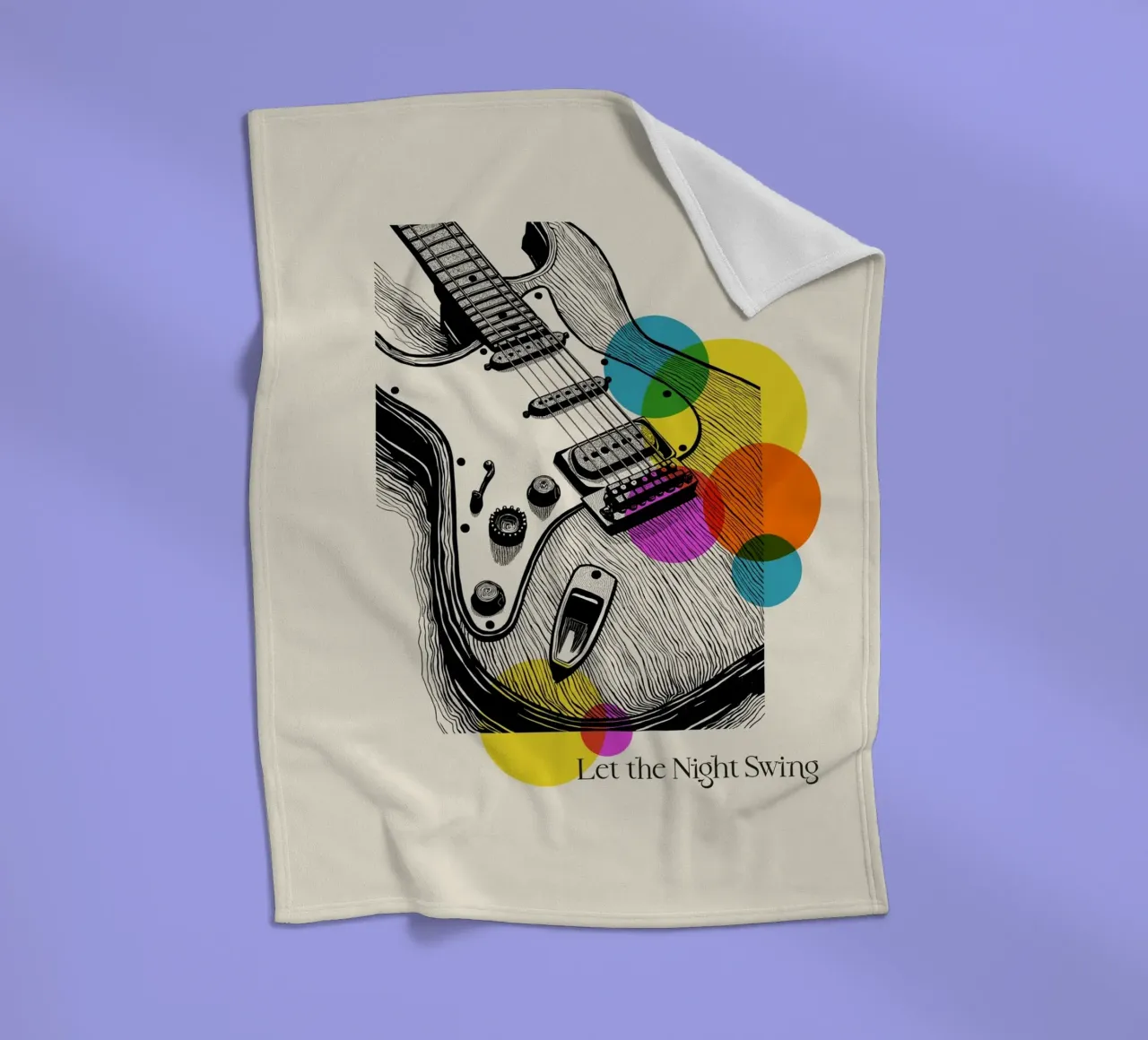 Vibrations Fleecedecke von Indigo Rain