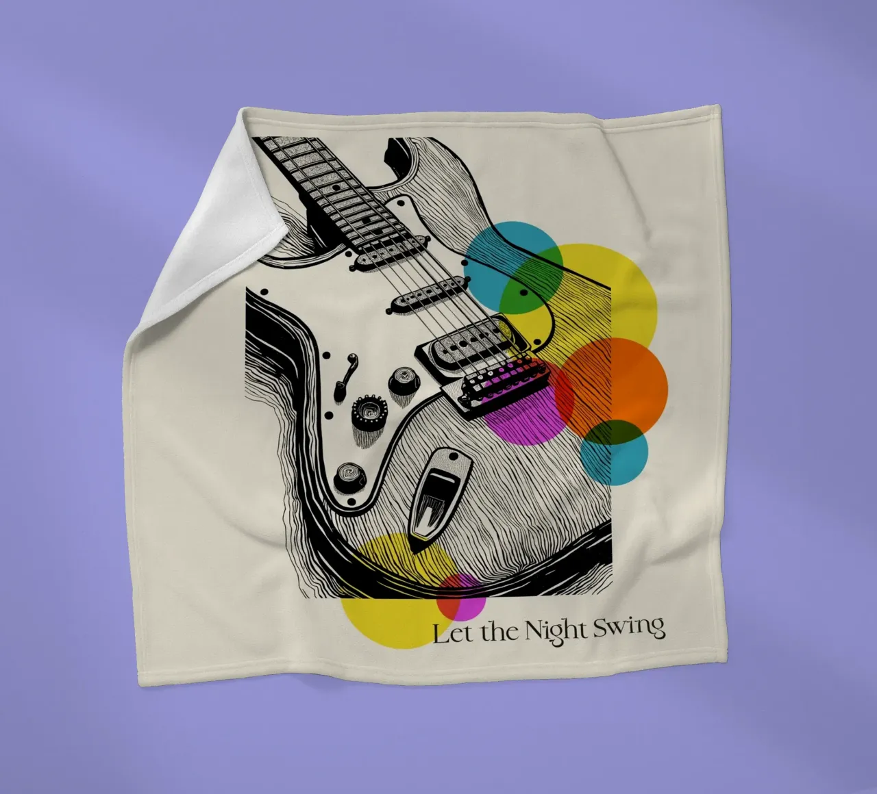 Vibrations Fleecedecke von Indigo Rain