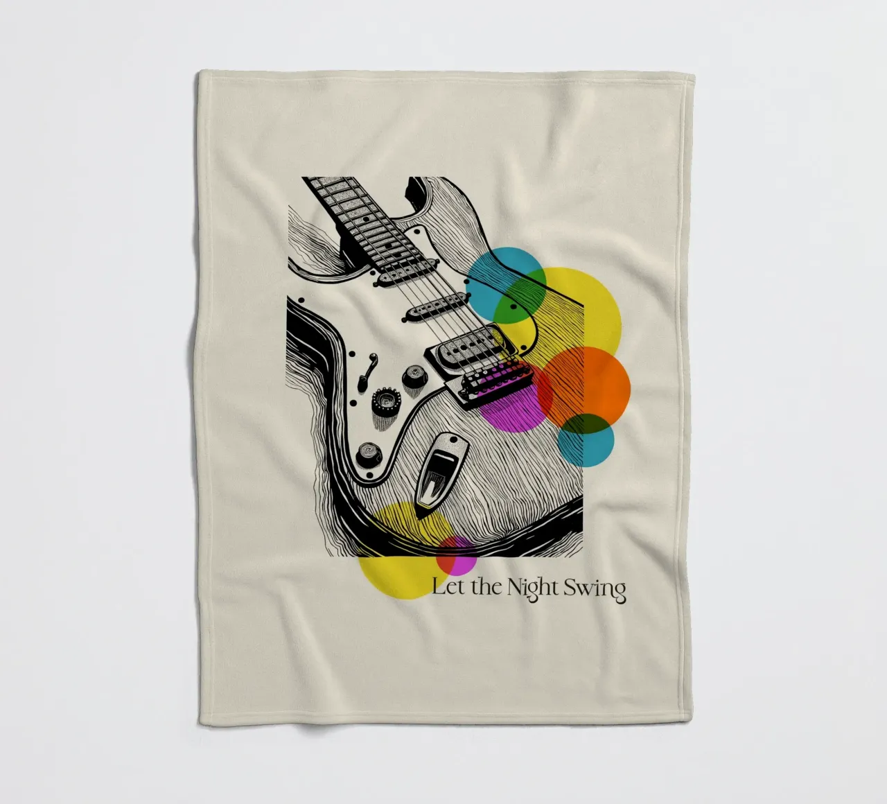 Vibrations Fleecedecke von Indigo Rain