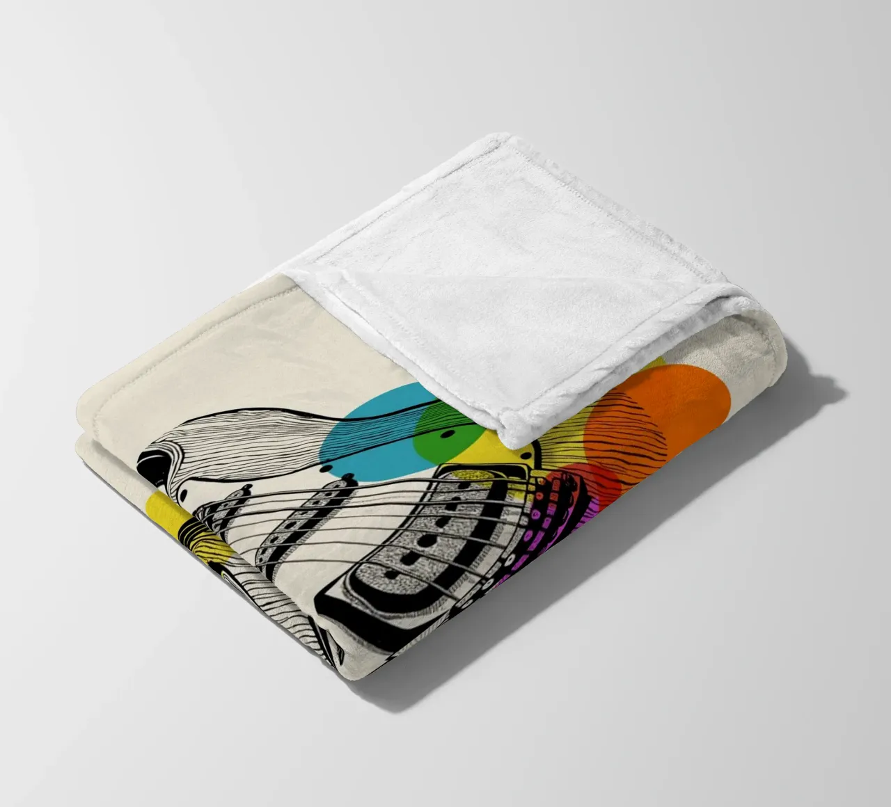 Vibrations Fleecedecke von Indigo Rain