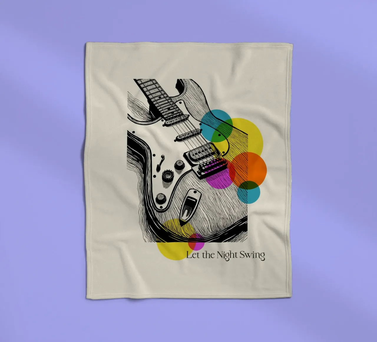 Vibrations Fleecedecke von Indigo Rain