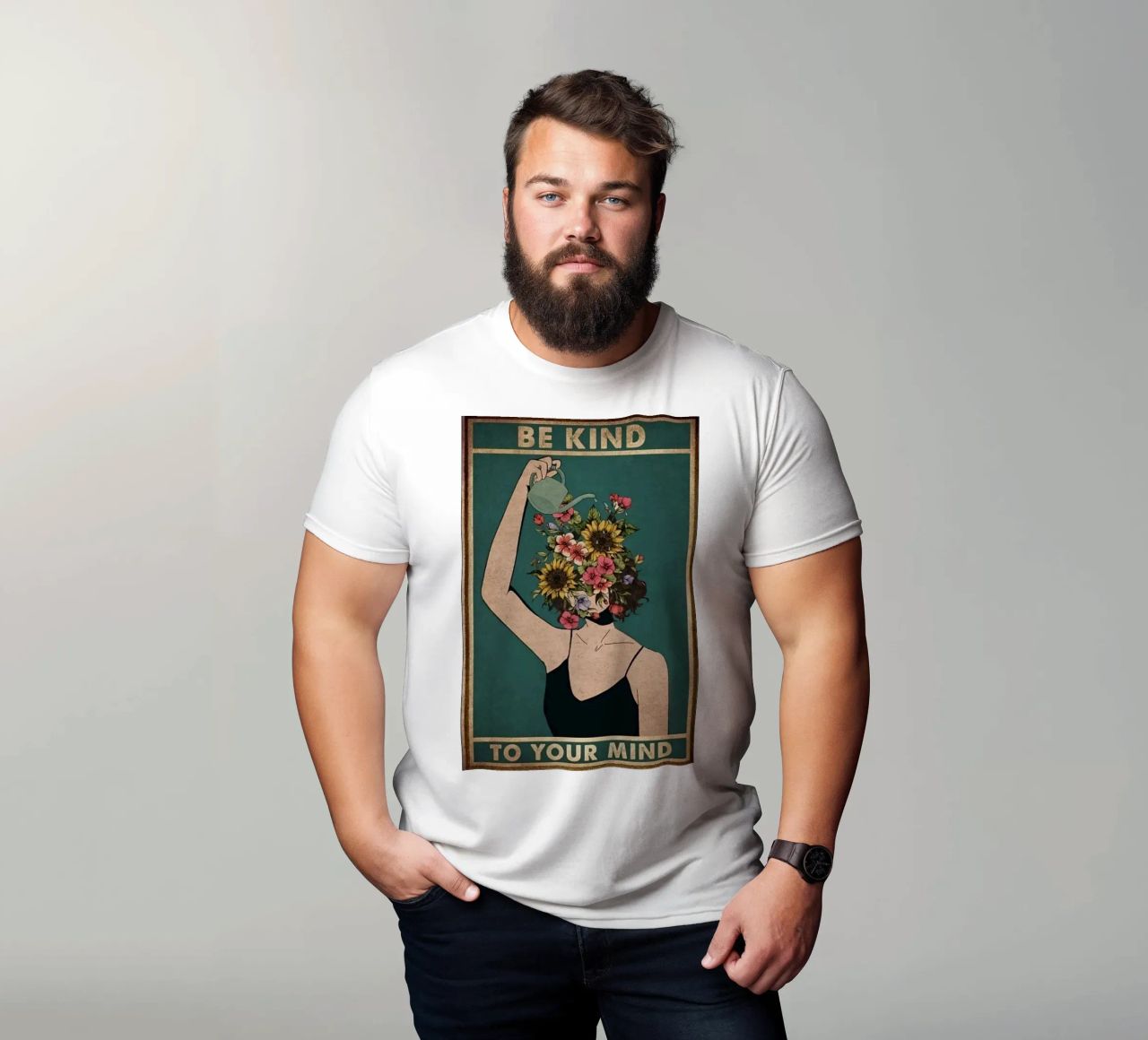 Soyez bienveillant avec votre esprit t-shirt de Witon name shop