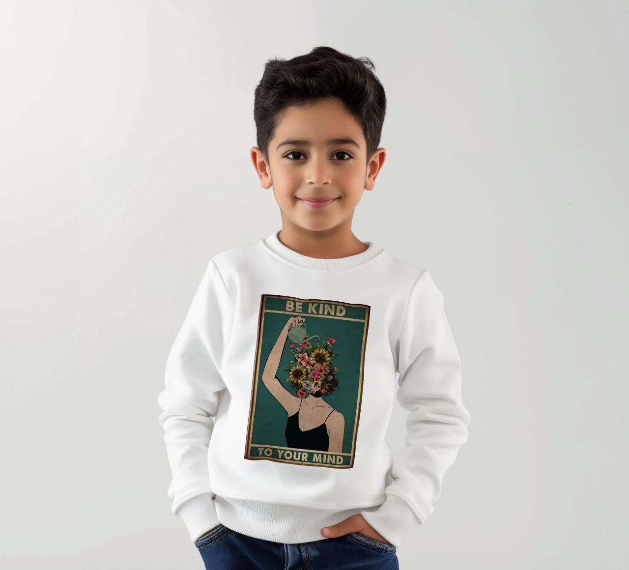 Soyez bienveillant avec votre esprit sweat enfant de Witon name shop