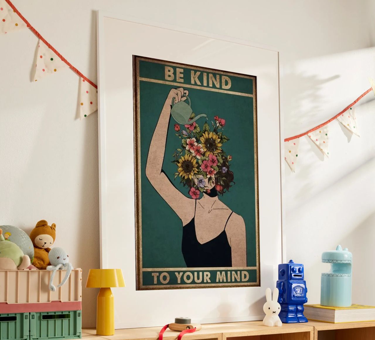 Soyez bienveillant avec votre esprit poster de Witon name shop