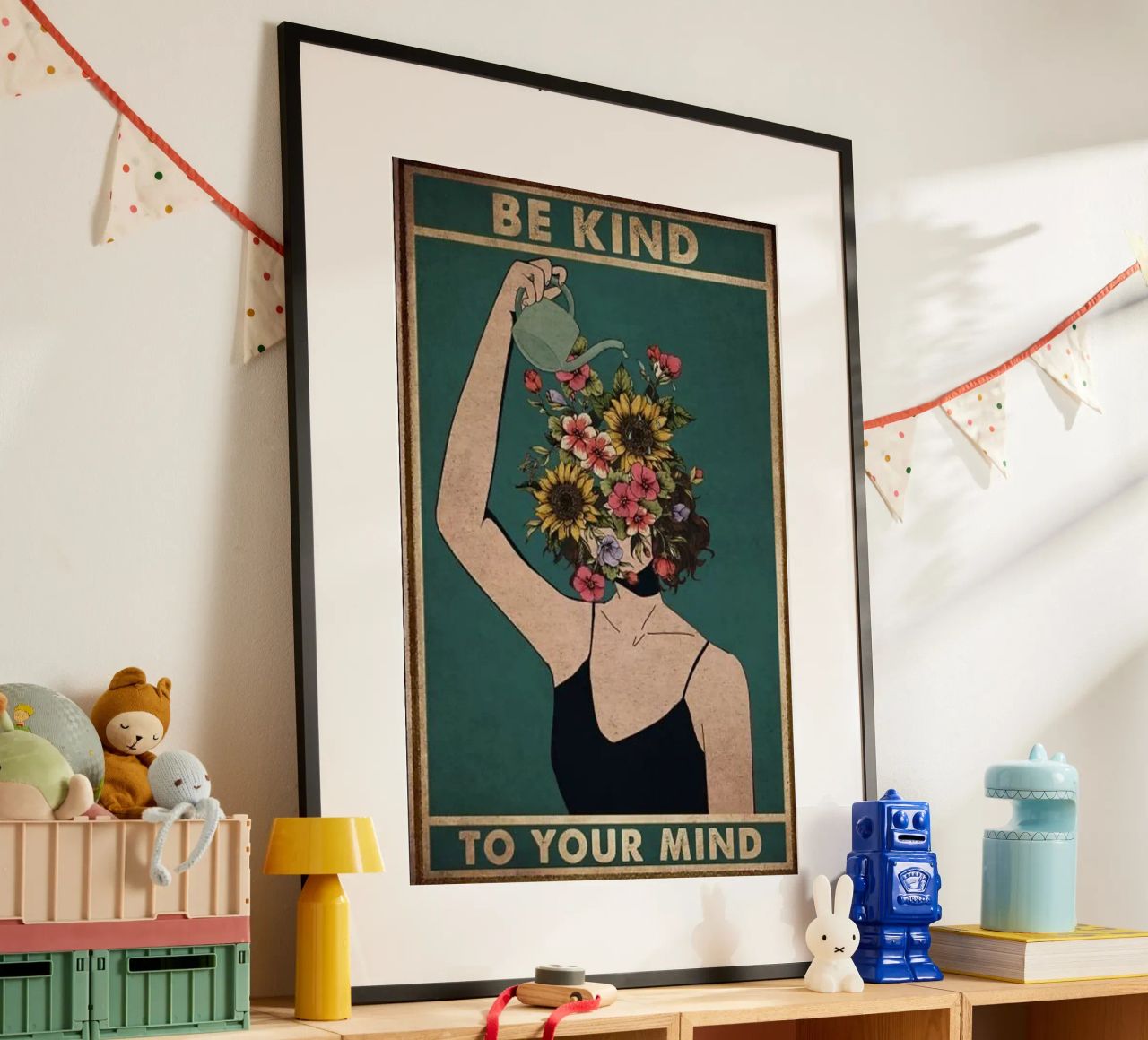 Soyez bienveillant avec votre esprit poster de Witon name shop