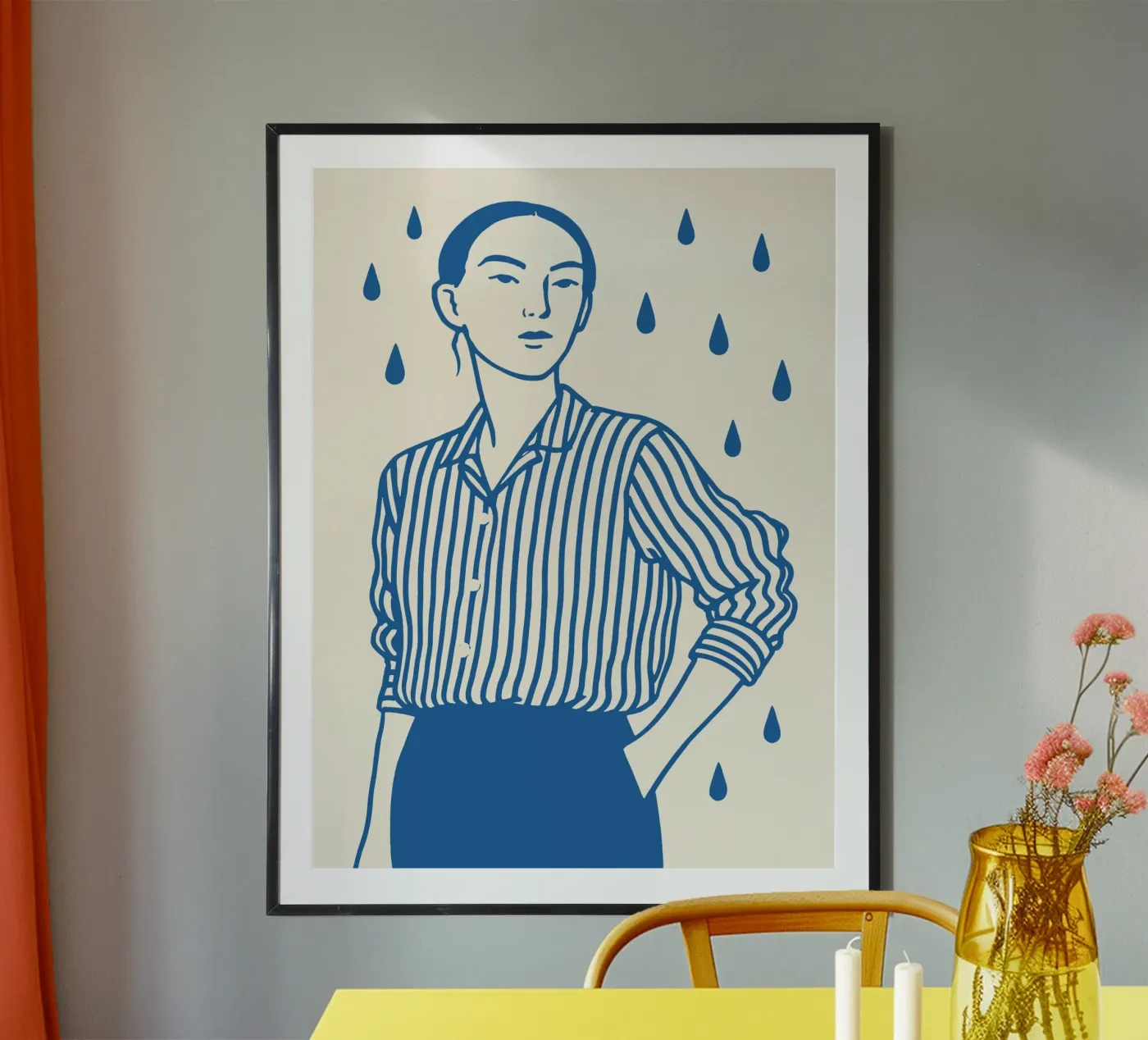 Mind Rain poster by treechild
