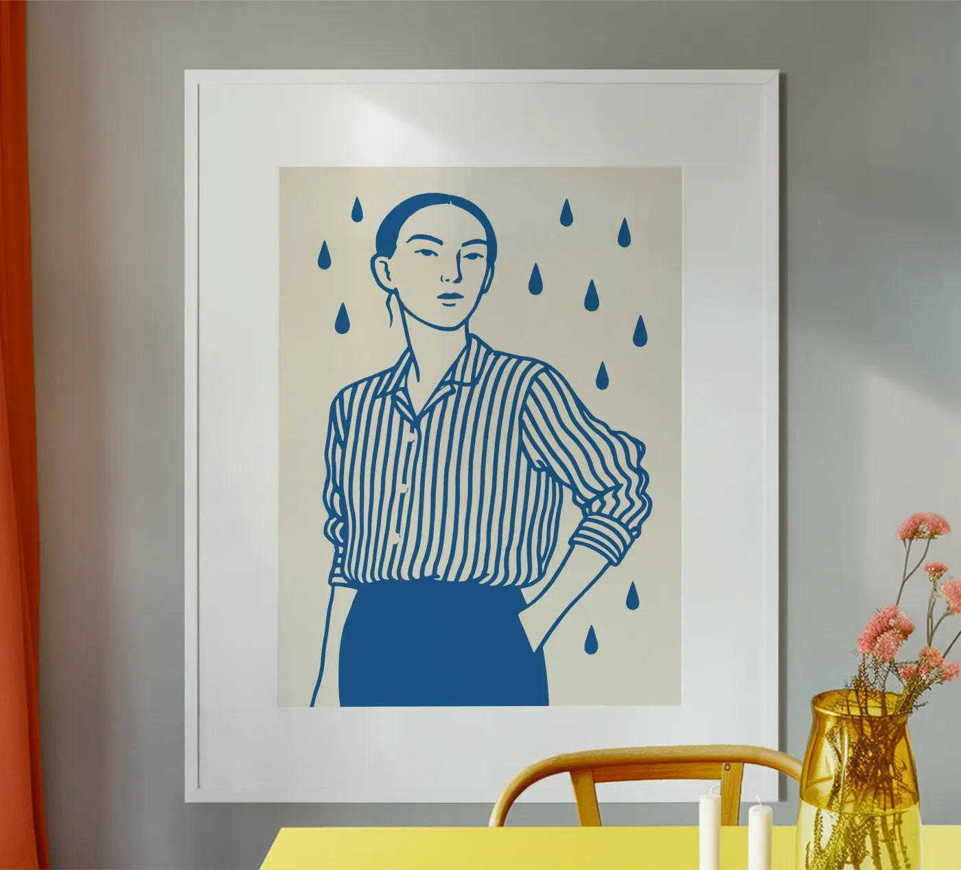Mind Rain poster by treechild