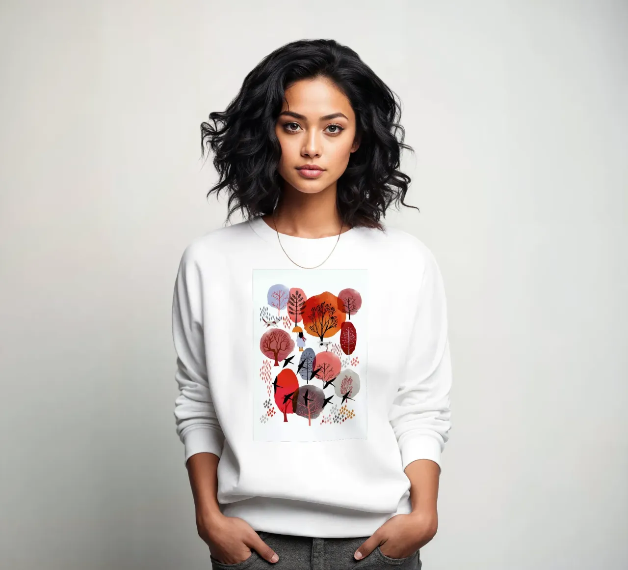 Autumn Forest sudadera de Little Flourishes