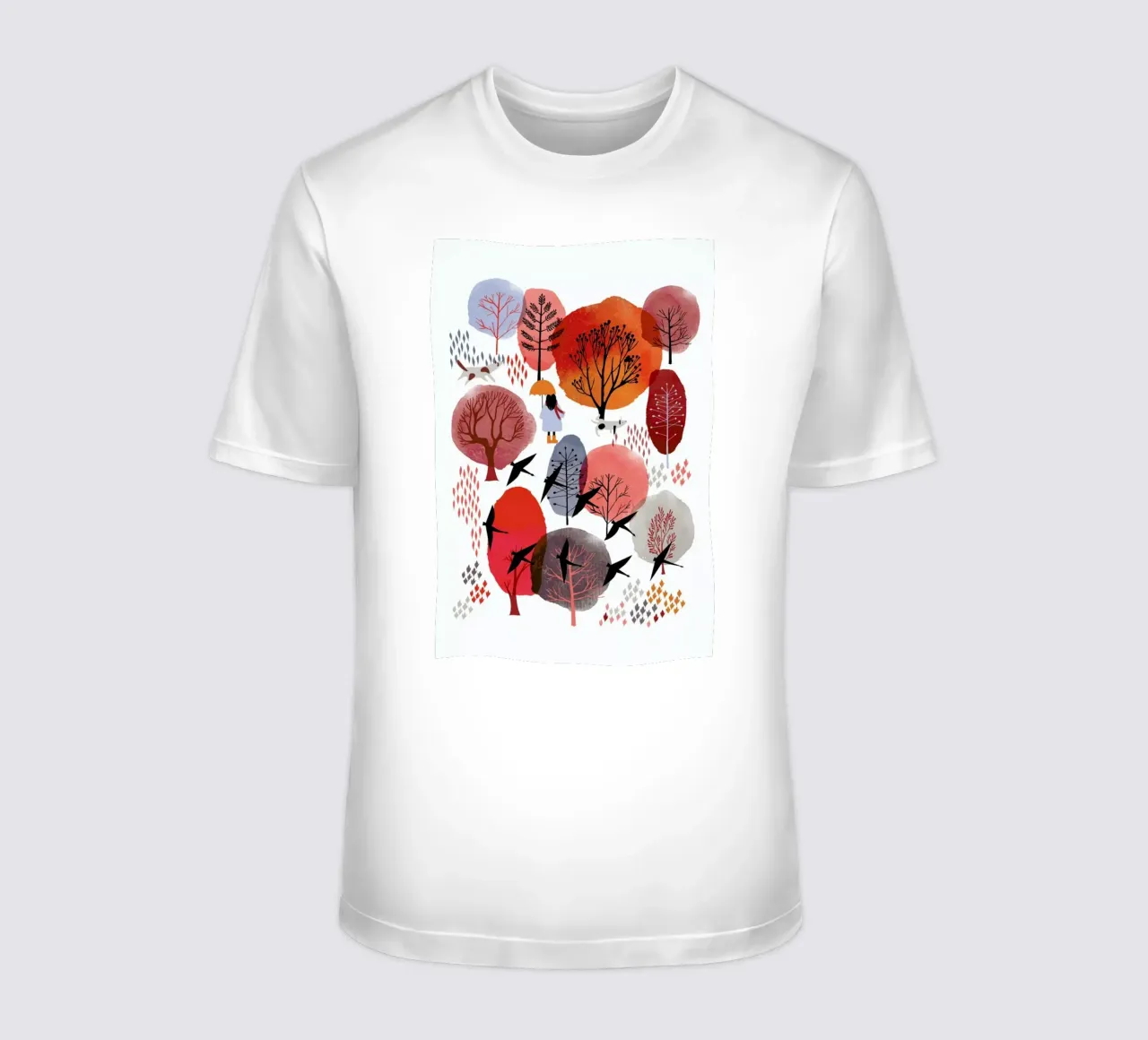 Autumn Forest t-shirt da Little Flourishes