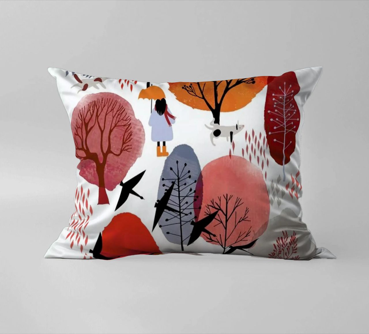 Autumn Forest cuscino da Little Flourishes