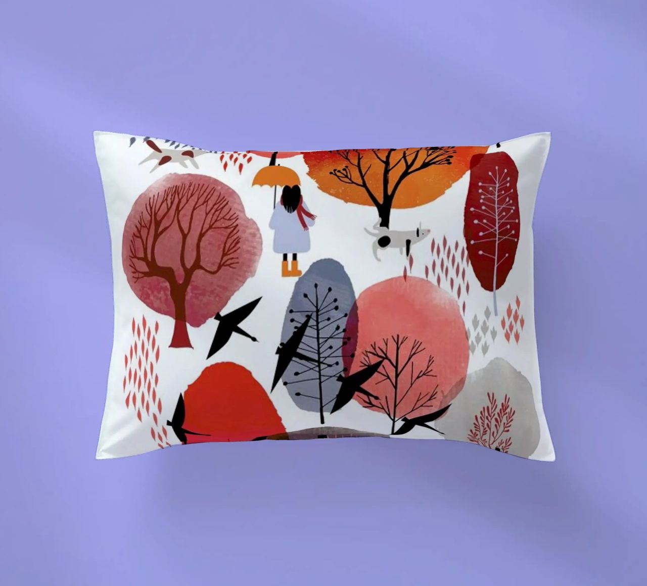 Autumn Forest cuscino da Little Flourishes