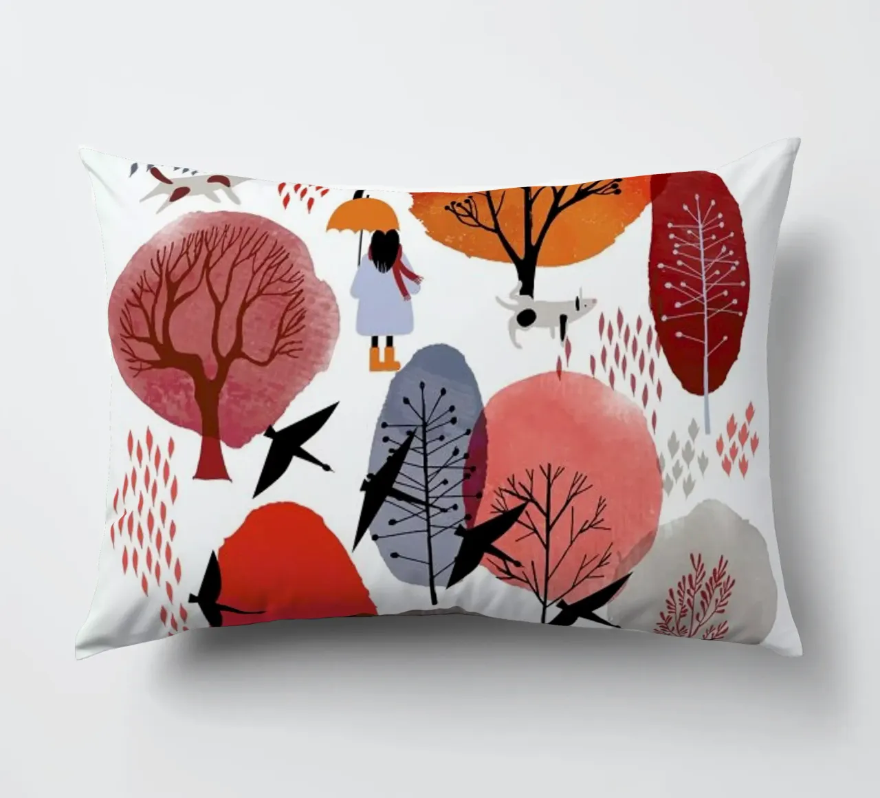 Autumn Forest cuscino da Little Flourishes