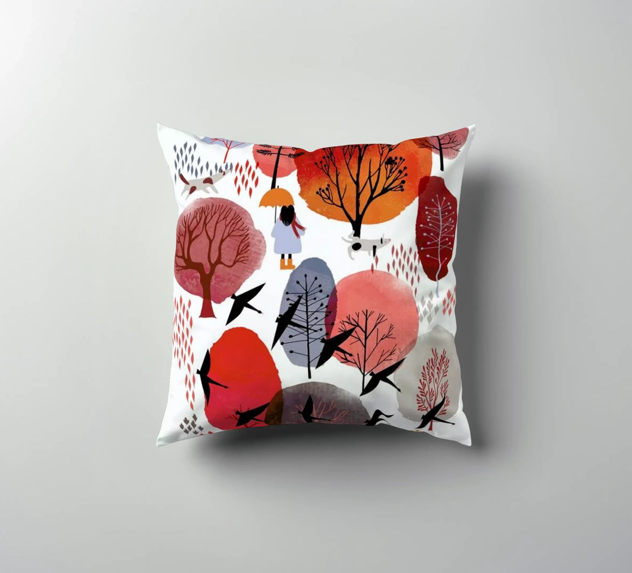 Autumn Forest cuscino da Little Flourishes