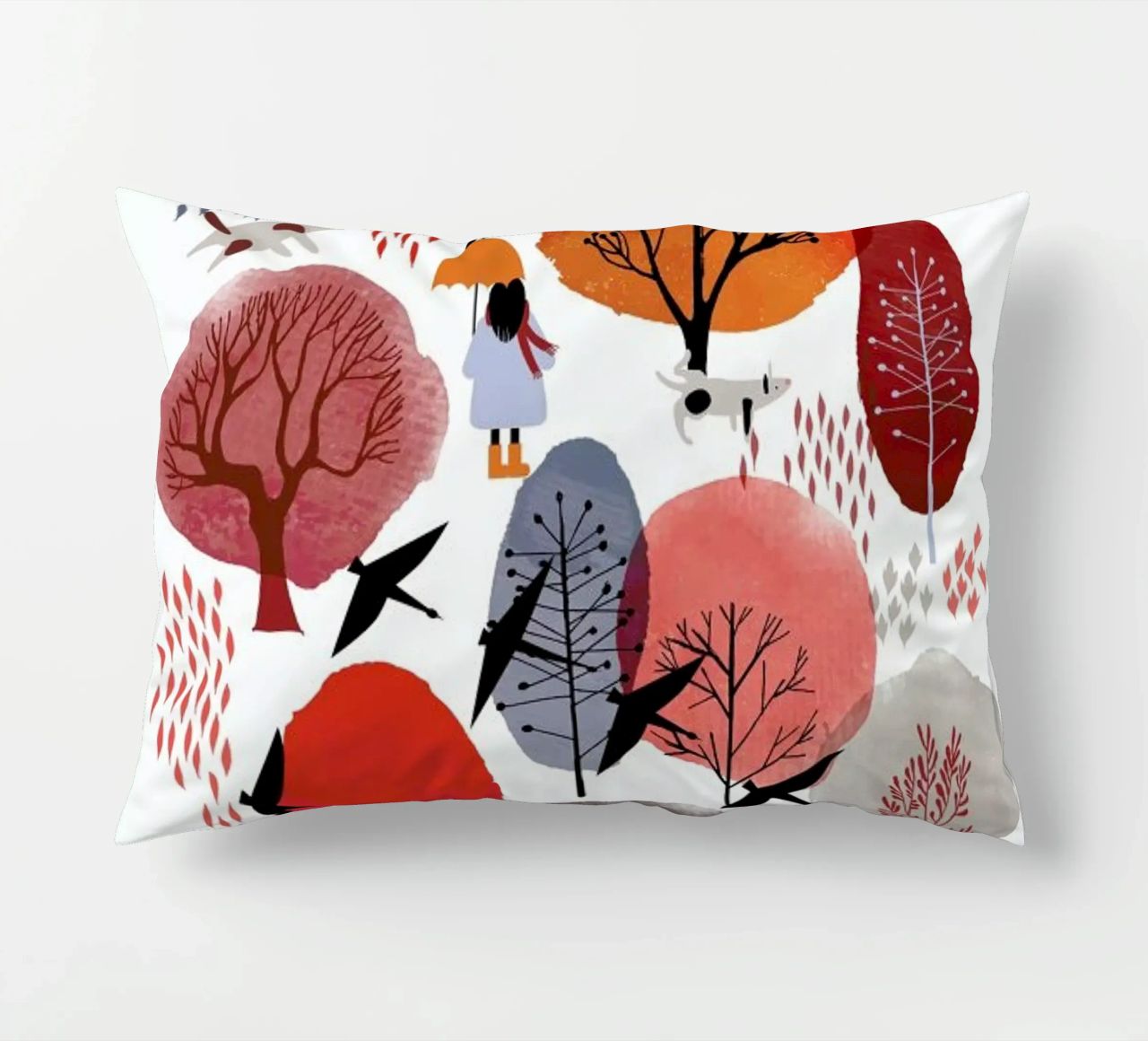 Autumn Forest cuscino da Little Flourishes