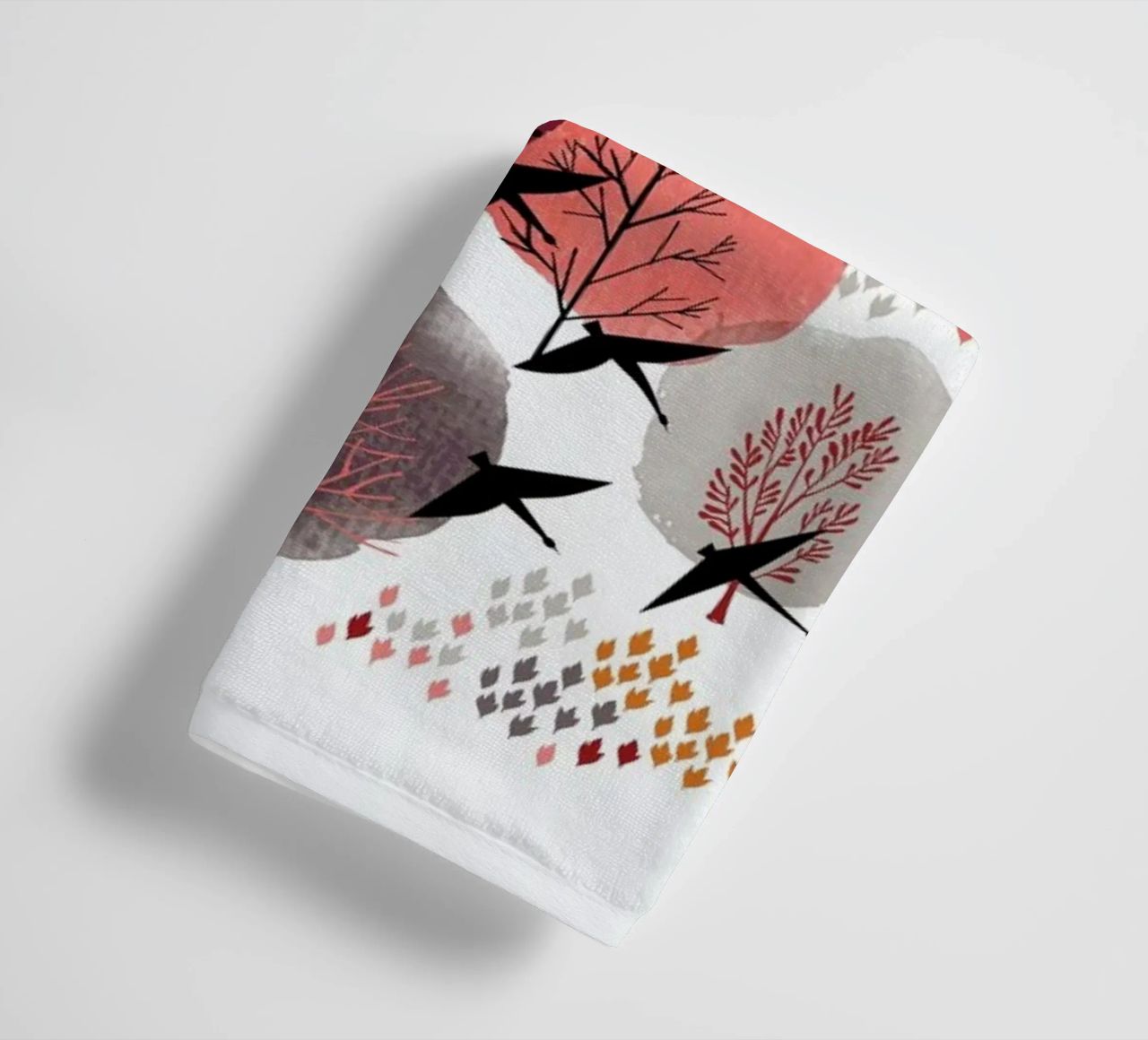 Autumn Forest asciugamano da bagno da Little Flourishes