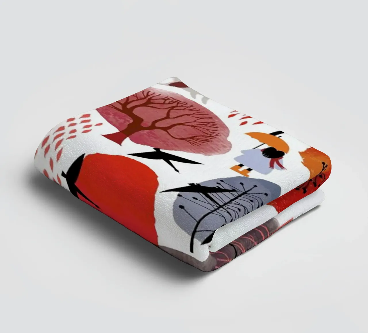 Autumn Forest asciugamano da bagno da Little Flourishes