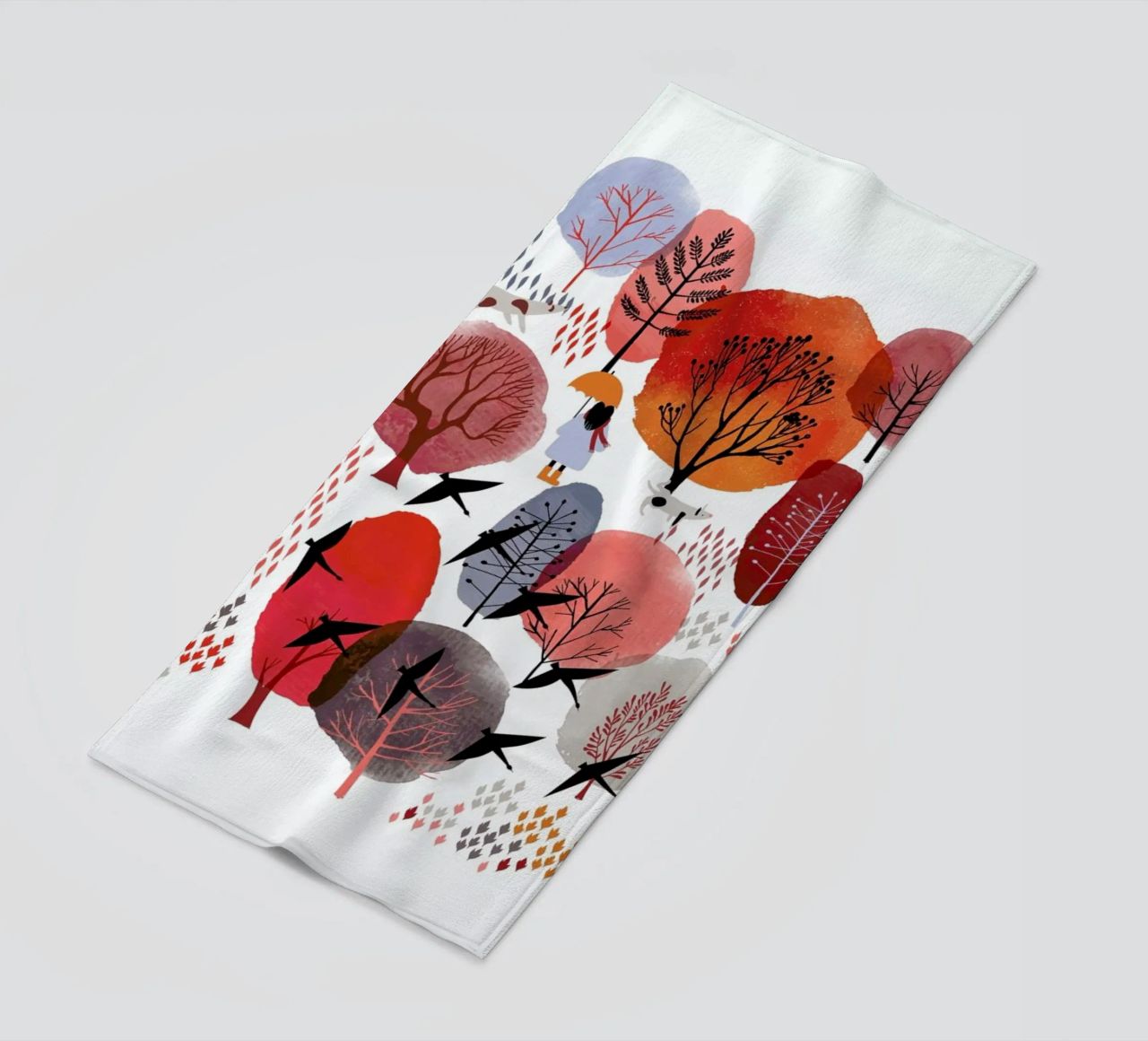 Autumn Forest telo mare da Little Flourishes