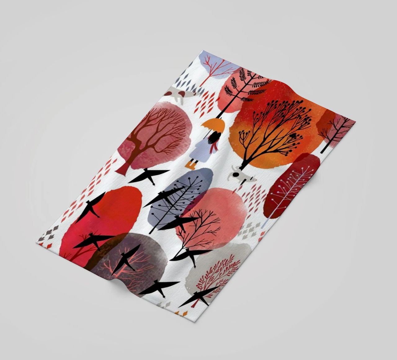 Autumn Forest telo mare da Little Flourishes