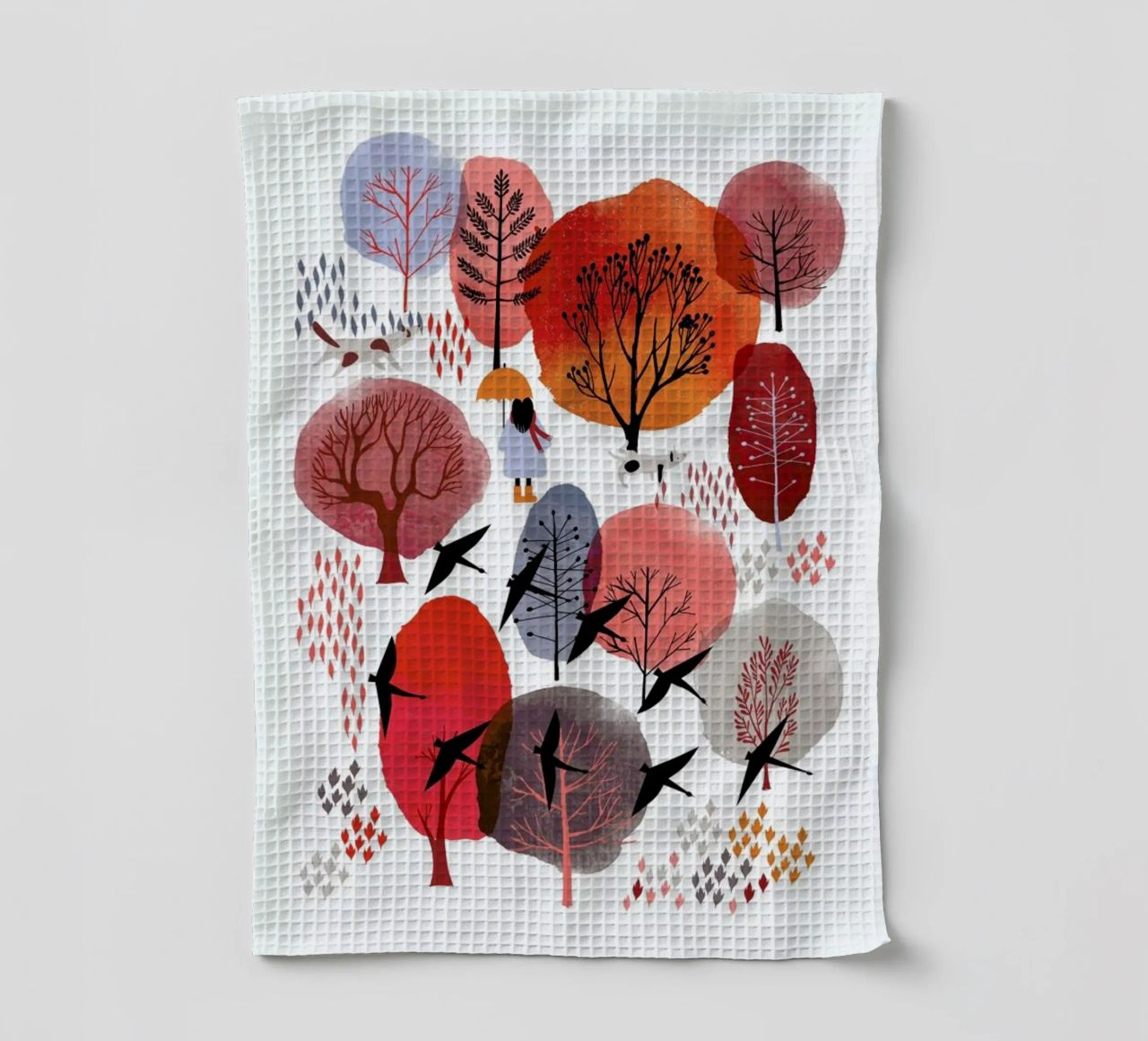 Autumn Forest canovaccio da cucina da Little Flourishes