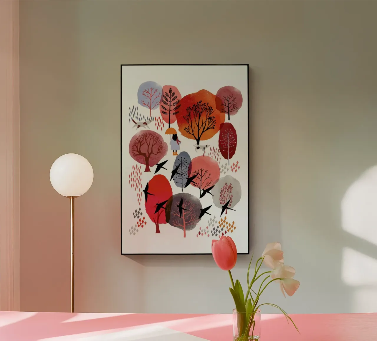 Autumn Forest plexiglass da Little Flourishes